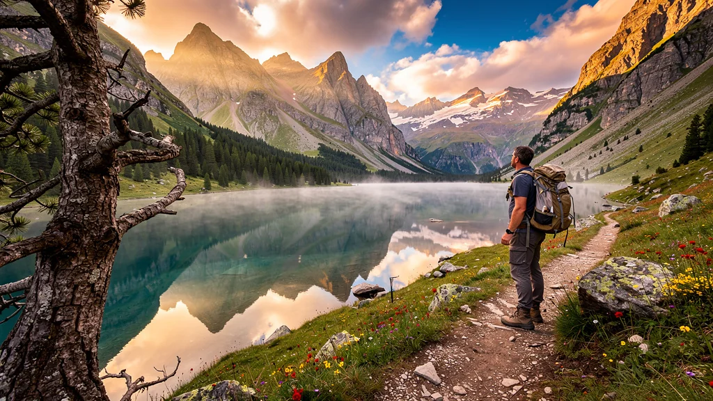 Vue hyper-réaliste du Mont Valier et Étangs de Bassiès pour un week-end randonnée inoubliable