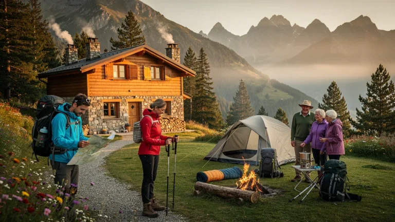 Hébergement en gîte et camping dans les Pyrénées selon le profil du randonneur en pleine nature
