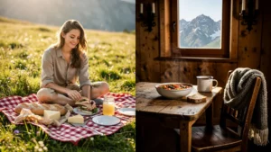 Comparaison réaliste entre pique-nique maison et repas en refuge pour budget serré