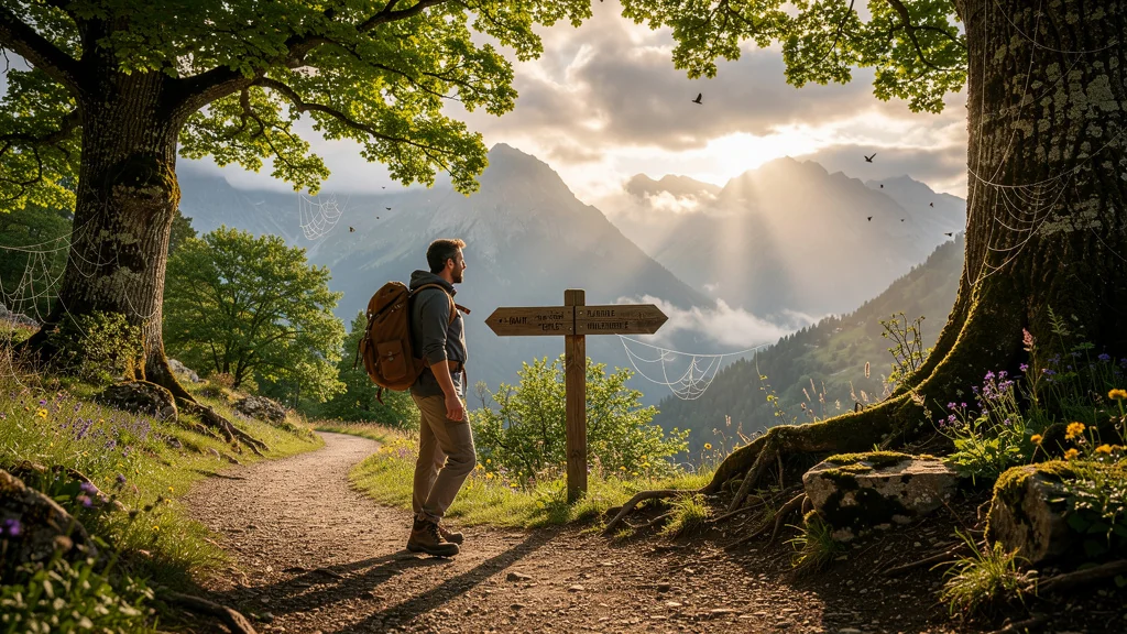 Sentier de randonnée en boucle et aller-retour en Ariège au lever du soleil pour un week-end nature